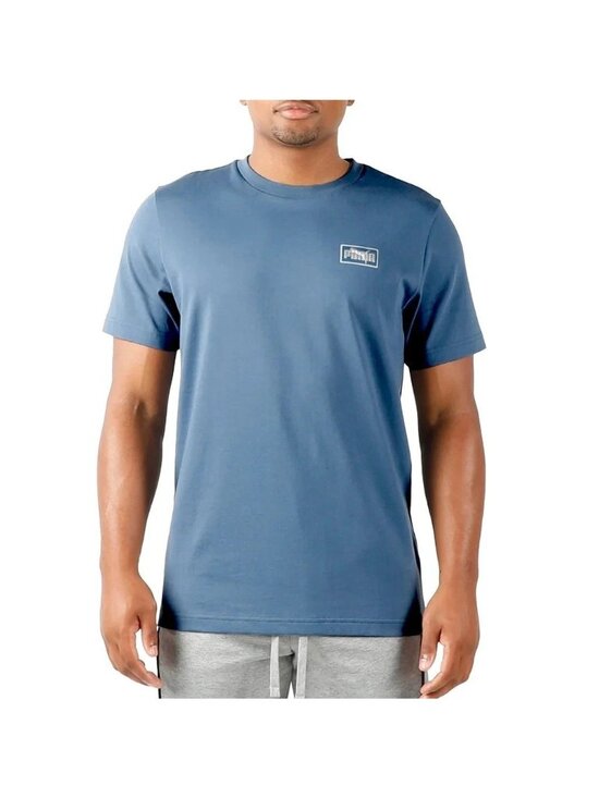 Puma Other - Puma Men's XL Blue Logo Graphic T-Shirt 100% Cotton Casual Tee d1897